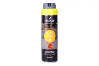 Sprej fluorescenční IDEAL, žlutý, 500ml, 12m, Levior 13255 (L13255)