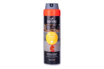 Sprej fluorescenční IDEAL, červený, 500ml,12m, Levior 13256 (L13256)