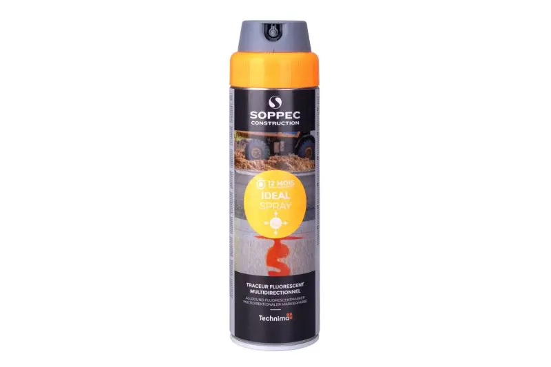 Sprej fluorescenční IDEAL, oranžový,500ml,12m, Levior 13257 (L13257)