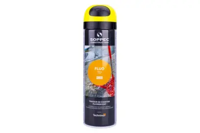 Sprej fluorescenční FLUO, žlutý, 500ml, 12m, Levior 13350 (L13350)