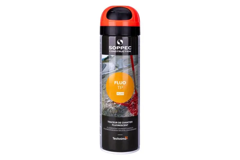 Sprej fluorescenční FLUO, červený,500ml, 12m, Levior 13351 (L13351)