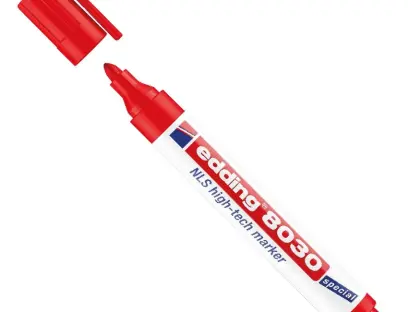 Permanentní popisovač 8030 NLS červený, tloušťka 1,5–3 mm Edding