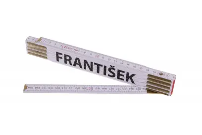 Skládací 2m FRANTIŠEK (PROFI,bílý,dřevo) (L13411)