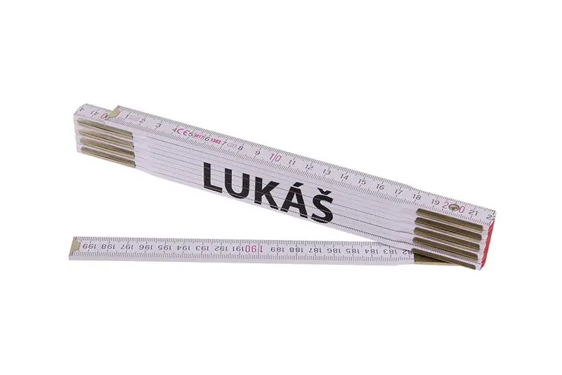 Skládací stůl 2m LUKÁŠ (PROFI,bílý,dřevo), Levior 13417 (L13417)