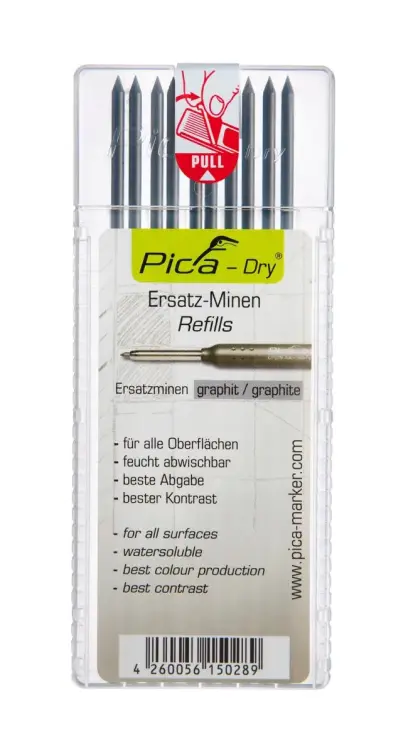 Náhradní tuha pro hloubkový značkovač Pica-Dry grafit Pica 4030 Sada 10 ks