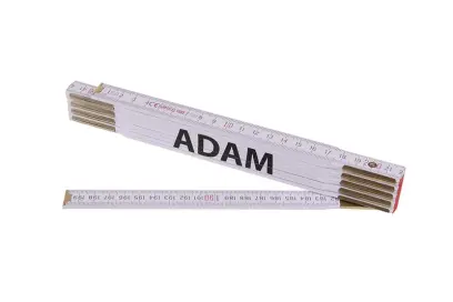 Skládací žebřík 2m ADAm (PROFI,bílý,dřevo), Levior 13430 (L13430)