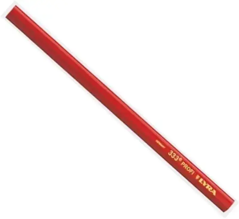 Tesařská tužka 333 oválná, červená 24cm LYRA