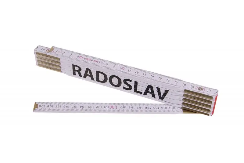 Skládací 2m RADOSLAV (PROFI,bílý,dřevo) (L13448)