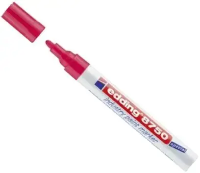 Průmyslový lakovací značkovač 8750 červená edding