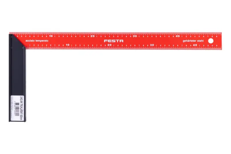 Úhelník truhlářský 500x210mm, FESTA 14250 (L14250)