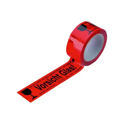 Lepicí páska PVC 50mmx66m „Opatrně sklo“ ve 4 jazycích