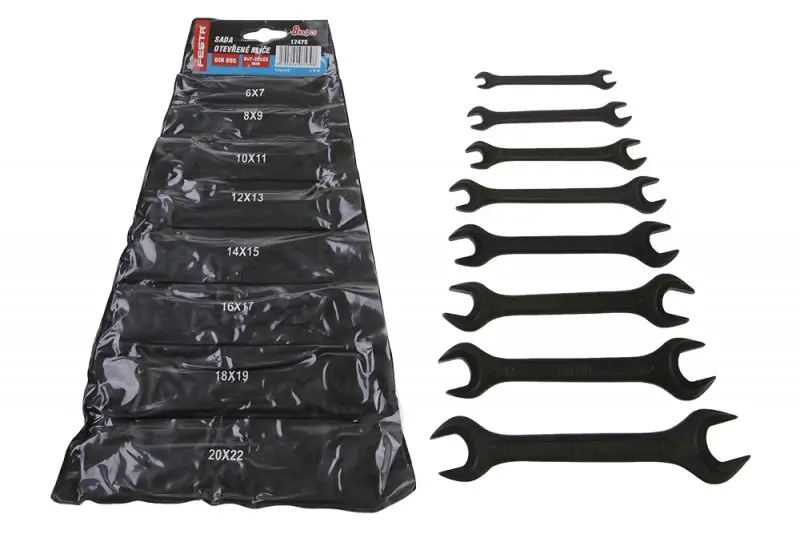 Sada otevřené klíče 8ks 6-22mm (L17475)
