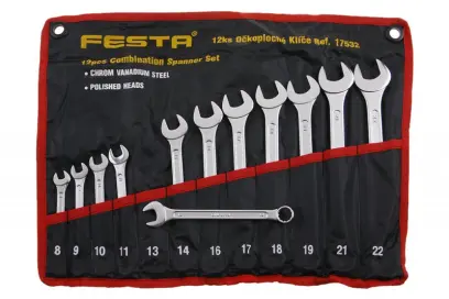 Sada očkoploché klíče 12ks 8-22mm FESTA (L17532)