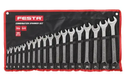 Sada očkoploché klíče FESTA CrV 18ks 6-24mm (L17533)