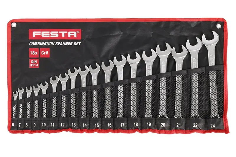 Sada očkoploché klíče FESTA CrV 18ks 6-24mm (L17533)