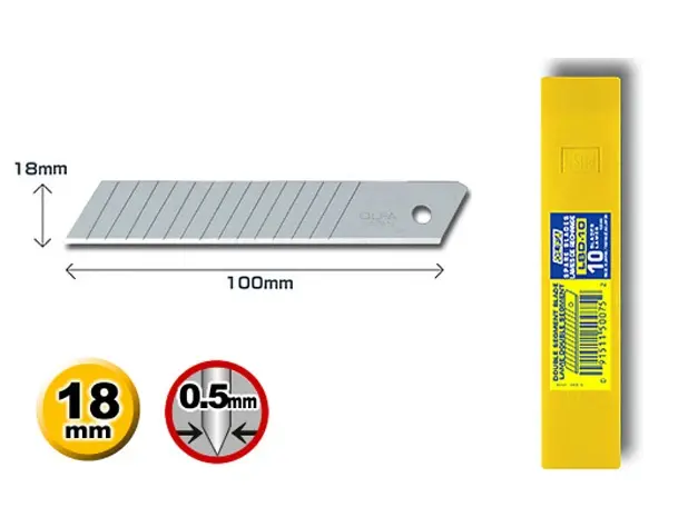čepel odlamovací 18mm  LBD-10 OLFA (OLFALBD-10)