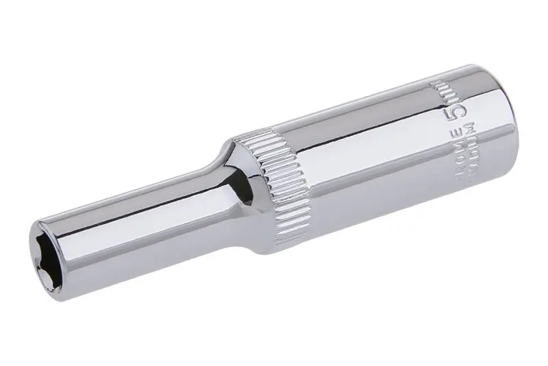 Nástrčná hlavice prodloužená 1/4" CrVa 5mm, FESTA 17861 (L17861)