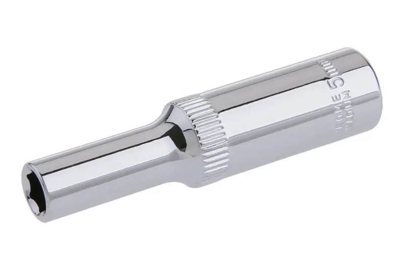 Hlavice prodloužená 1/4" CrVa 5mm (L17861)