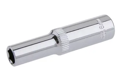 Nástrčná hlavice prodloužená 1/4" CrVa 6mm, FESTA 17862 (L17862)