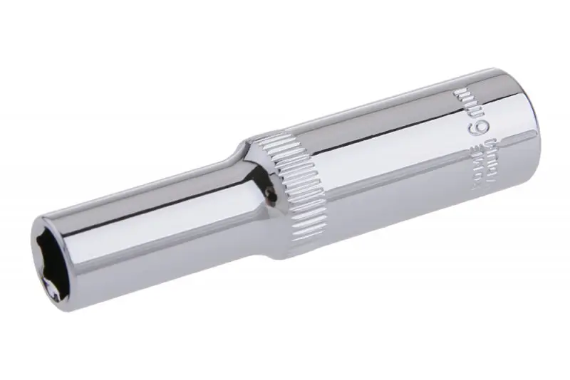 Hlavice prodloužená 1/4" CrVa 6mm (L17862)