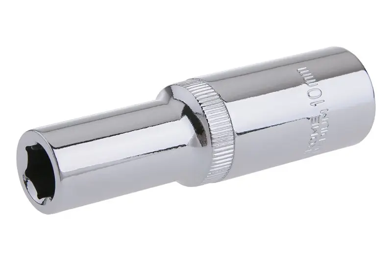 Nástrčná hlavice prodloužená 1/2" CrVa 10mm, FESTA 17871 (L17871)