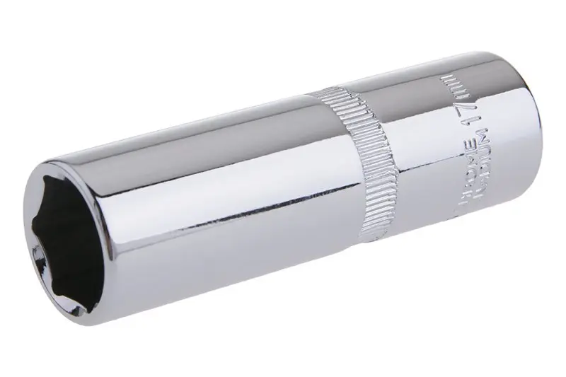 Nástrčná hlavice prodloužená 1/2" CrVa 17mm, FESTA 17878 (L17878)