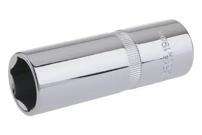 Nástrčná hlavice prodloužená 1/2" CrVa 19mm, FESTA 17880 (L17880)
