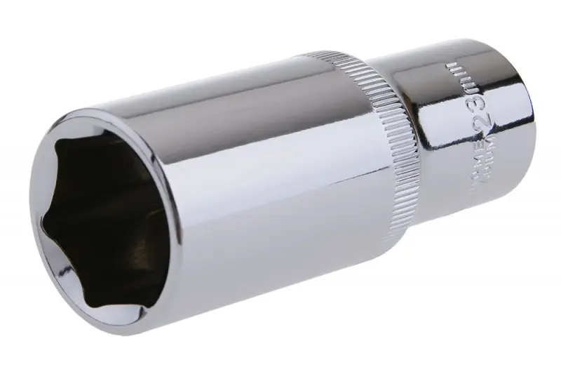 Hlavice prodloužená 1/2" CrVa 23mm (L17884)