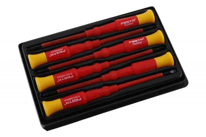 Jemné elektrošroubováky sada 6ks (L18415)