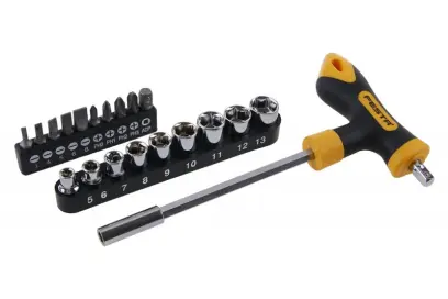 Sada šroubovák T + 20 nástavců (L18420)