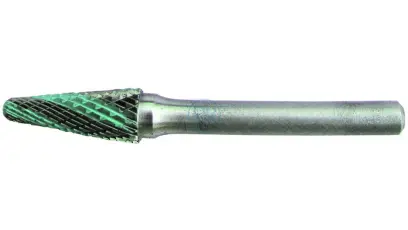 Stopková fréza z tvrdokovu Optima Tools 12 x 28 - 06 mm - kuželová, zaoblená (Z4) (ONKL1228S06)