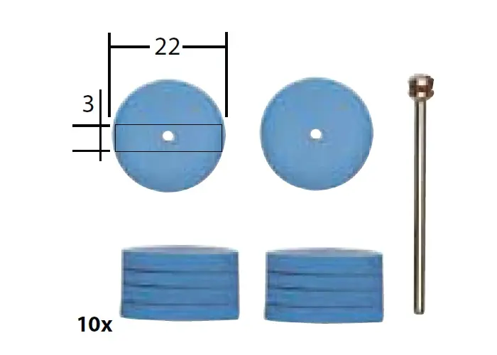Proxxon 28294 Elastické silikonové lešticí kotoučky (PROX28294)