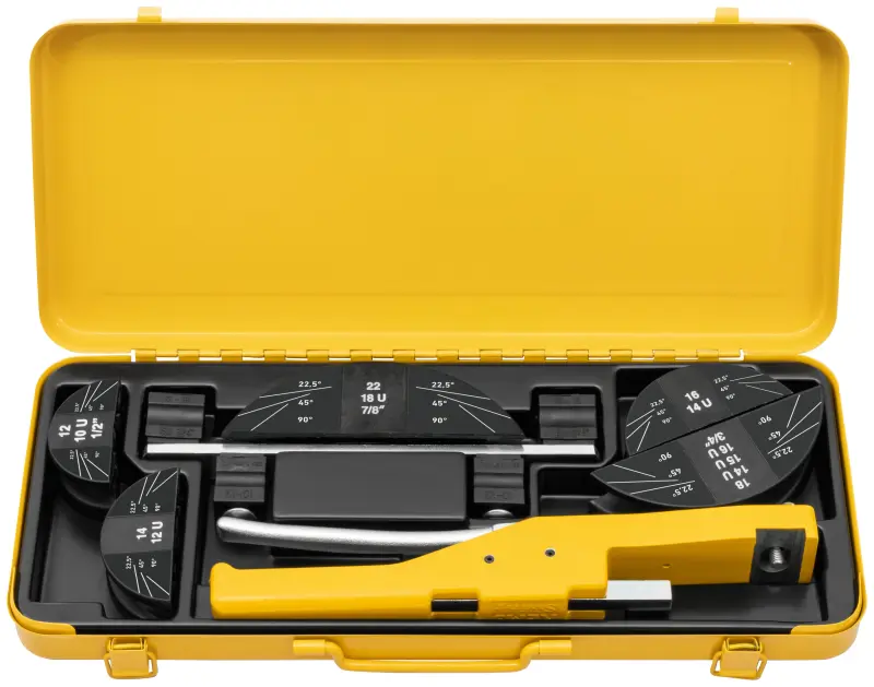 Ruční ohýbačka REMS SWING SET 12+14+16+18+22 k přesnému ohýbání trubek do 90° (REM153020)