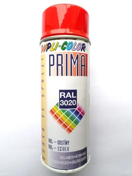 Lesklá barva ve spreji 400 ml Dupli-Color ART RAL 3020 - Dopravní červená (OZ020000357)