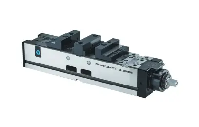 Přesný NC svěrák Röhm RKD-M 125 - Dvojitý, bez posilovače (ROHM180469)