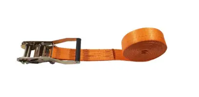 Upínací jednodílný pás CLIA s ráčnou 50 mm x 8 m. Oranžový, do 5 t EN 12195-2 (RPC5000-020800)