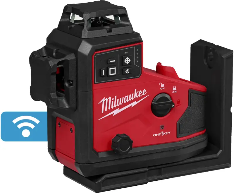 Aku zelený laser Milwaukee M12 A3PLO-0C, ONE-KEY, 360° 3 roviny, bez aku, s kufrem, 4933499001