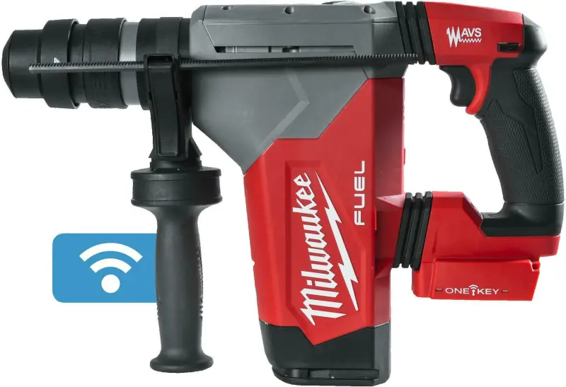 Aku SDS-PLUS kladivo 32 mm Milwaukee M18 ONEFHPX-802X se sklíčidlem FIXTEC, ONE-KEY, 2x aku M18 FB8 + M12-18 FC + kufr, 4933478496