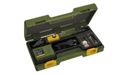 Multifunkční bruska Proxxon MICROMOT 60/EF se zdrojem, bity a frézami - 43 dílů (PROX28514)