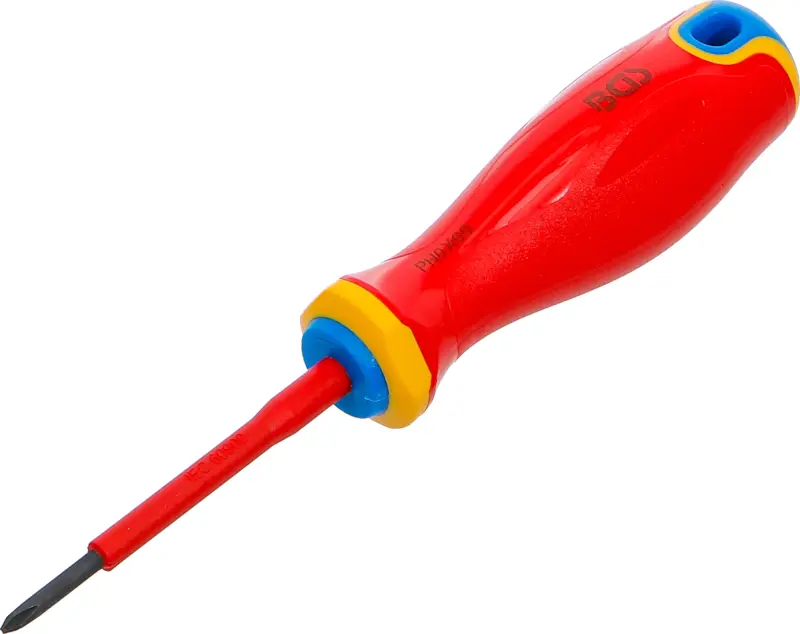 Šroubovák VDE BGS 35858  extra tenký hrot. Křížový PH0 (BGS1035858)