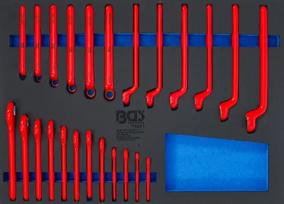 Vložka do díl.voz. 3/3: BGS 74641  Očkové a stranové klíče. VDE sada 24 ks (BGS10746