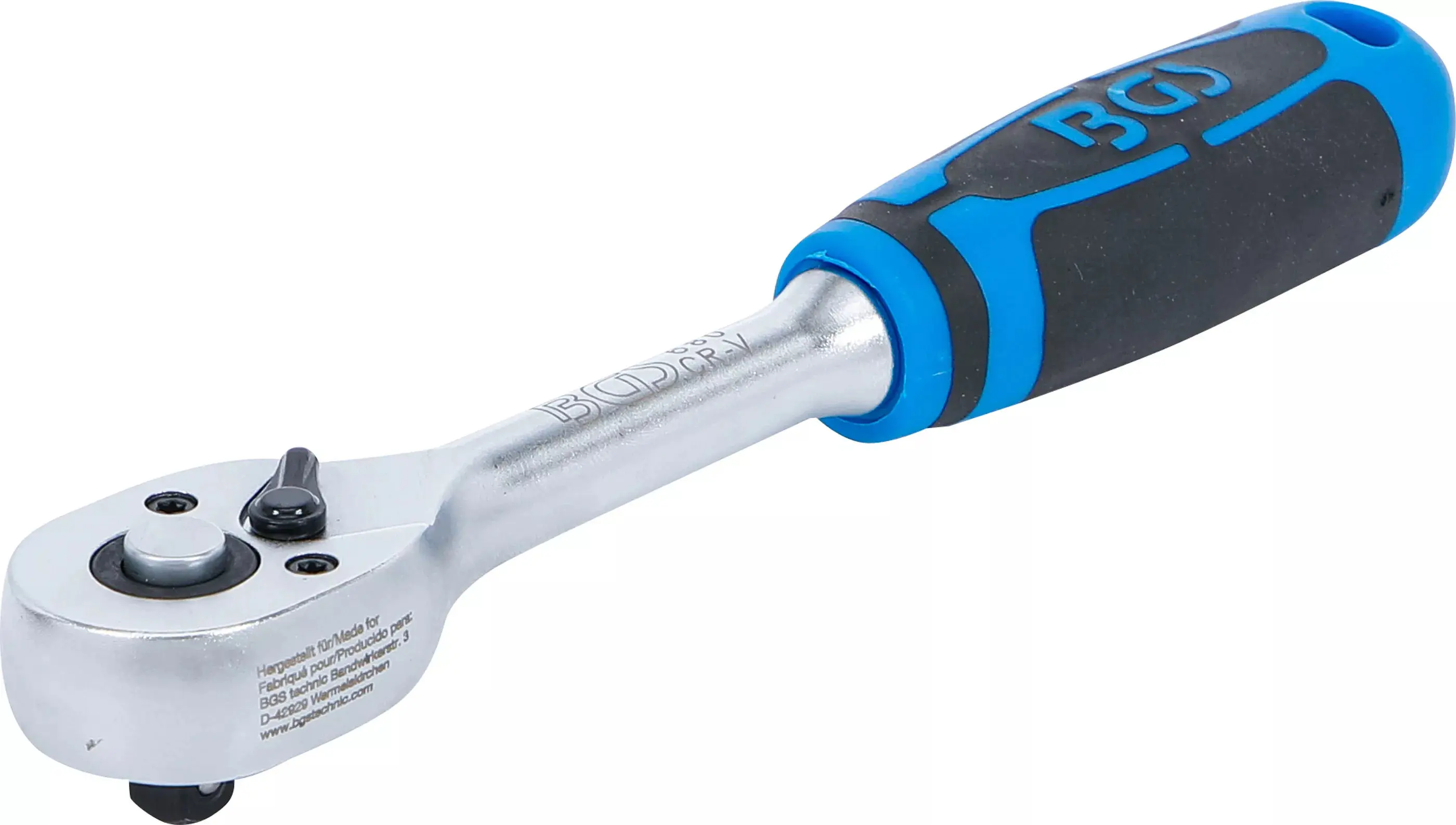 Přepínací ráčna 1/4" rovné provedení s jemným ozubením BGS 680 (BGS100680)