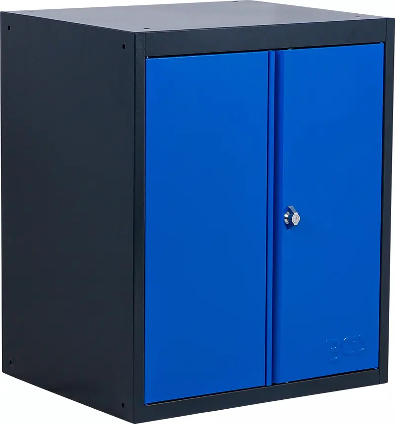 Dílenská skříňka s dvojitými křídlovými dveřmi a 1 přihrádkou