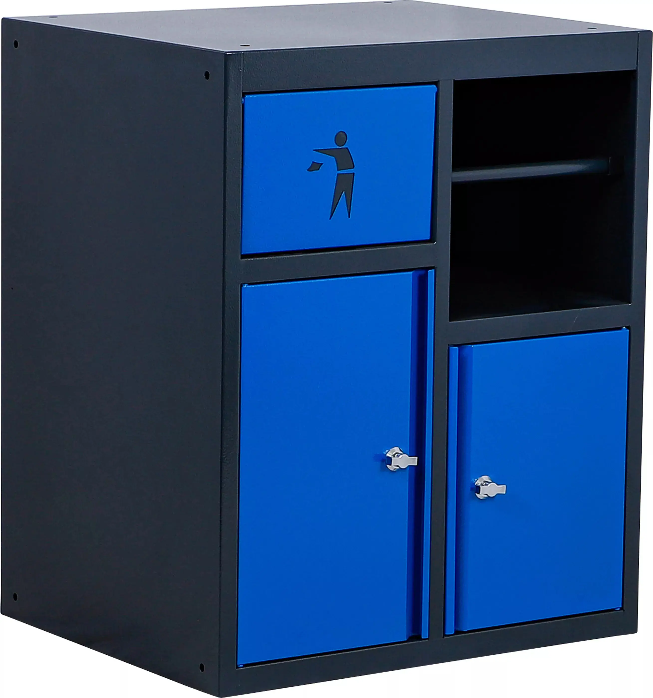 Spodní skříňka BGS 80202 s držákem na ručníky a modulem na koš (BGS1080202)