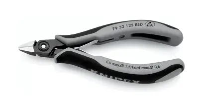 Kleště Knipex 79 32 125 ESD štípací boční, přesné (K 79 32 125 ESD)