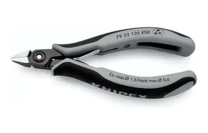 Kleště Knipex 79 32 125 ESD štípací boční, přesné (K 79 32 125 ESD)