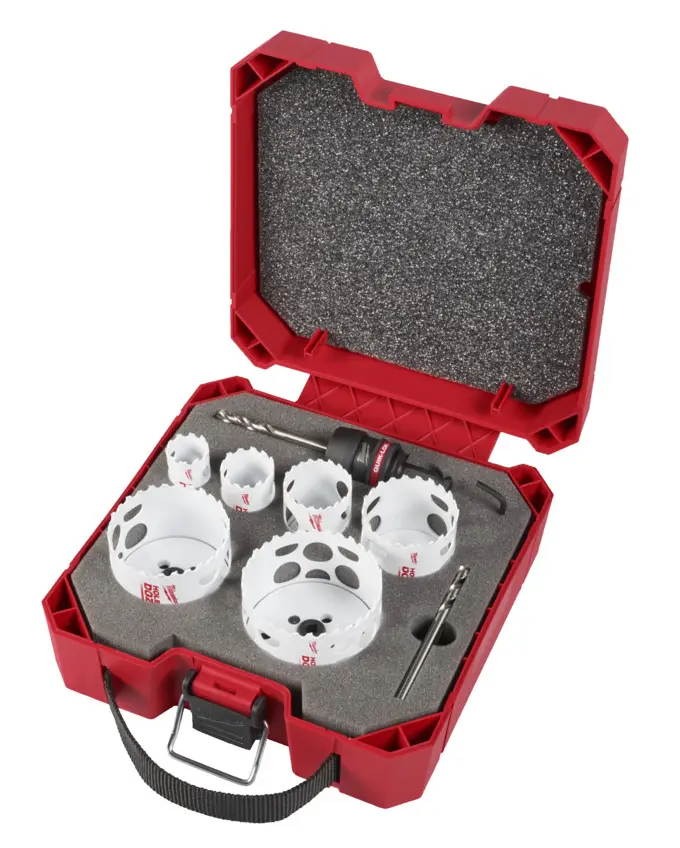 Děrovky Milwaukee Bi-Metal set kruhových pil pr. 25-76, HOLEDOZER QUIK-LOK (9 dílů) 49224771, MI49224771