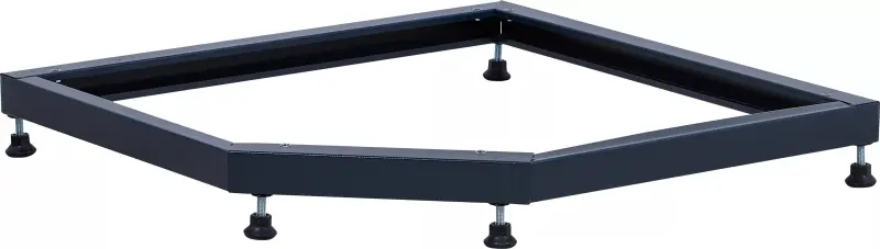 Spojovací rohový rám - spodní část BGS 80222. Výškově nastavitelný (BGS1080222), BGS1080222