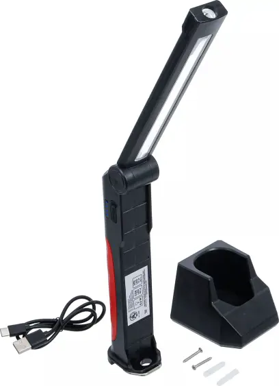 Aku polohovatelná svítilna/lampa Kraftmann COB LED (2,0 Ah) BGS 74636 (BGS1074636), BGS1074636