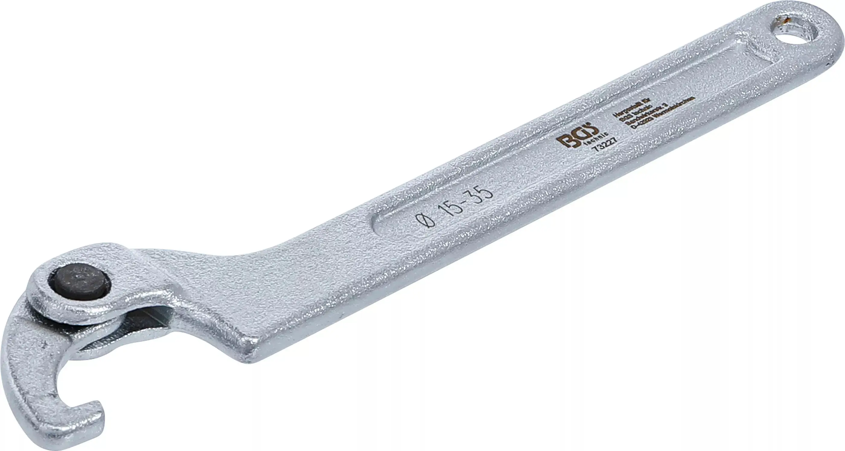 Kloubový hákový klíč 15 ÷ 35 mm BGS 73227 s nosem (BGS1073227)